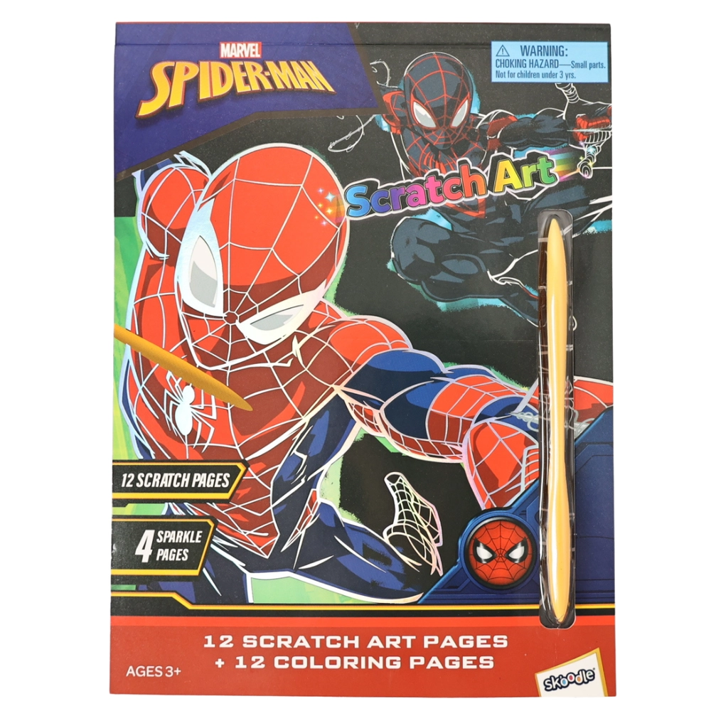 Spider Man Scratch Art - 3+ years