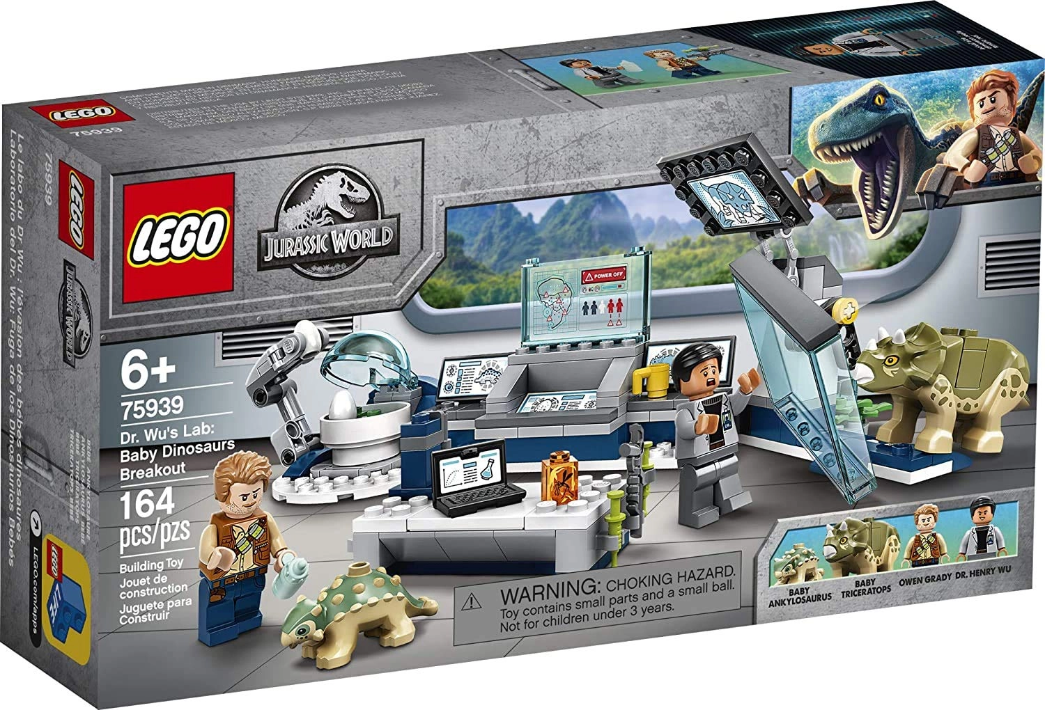 Jurassic World Dr. Wu's Lab (75939)
