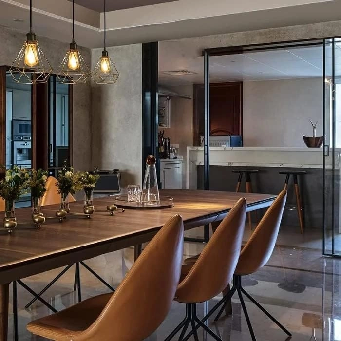 Designer Single Pendent Hanging Chandelier - Golden Without Bulb