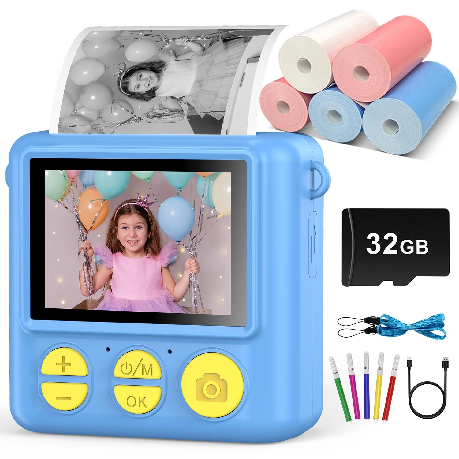 Z12 - Instant Print Camera 1080P Pink