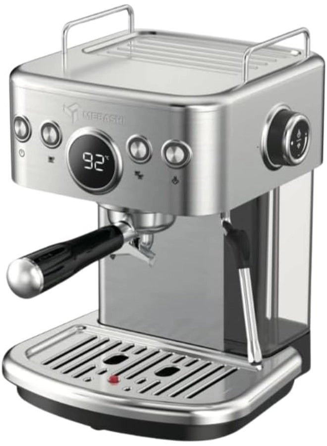 Mebashi ME-CCM2069SS - Built-in Grinder PID Digital Display