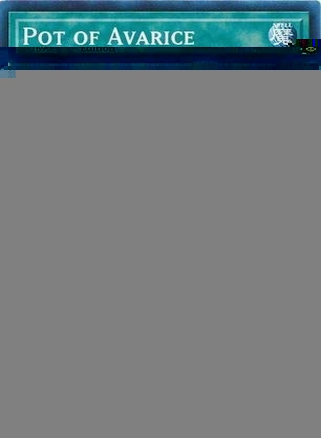 Yu-Gi-Oh! Pot of Avarice - SDSH-EN031