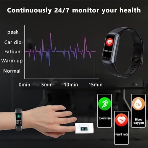 C60 - 1.10 inch AMOLED 24/7 Heart Rate Monitor