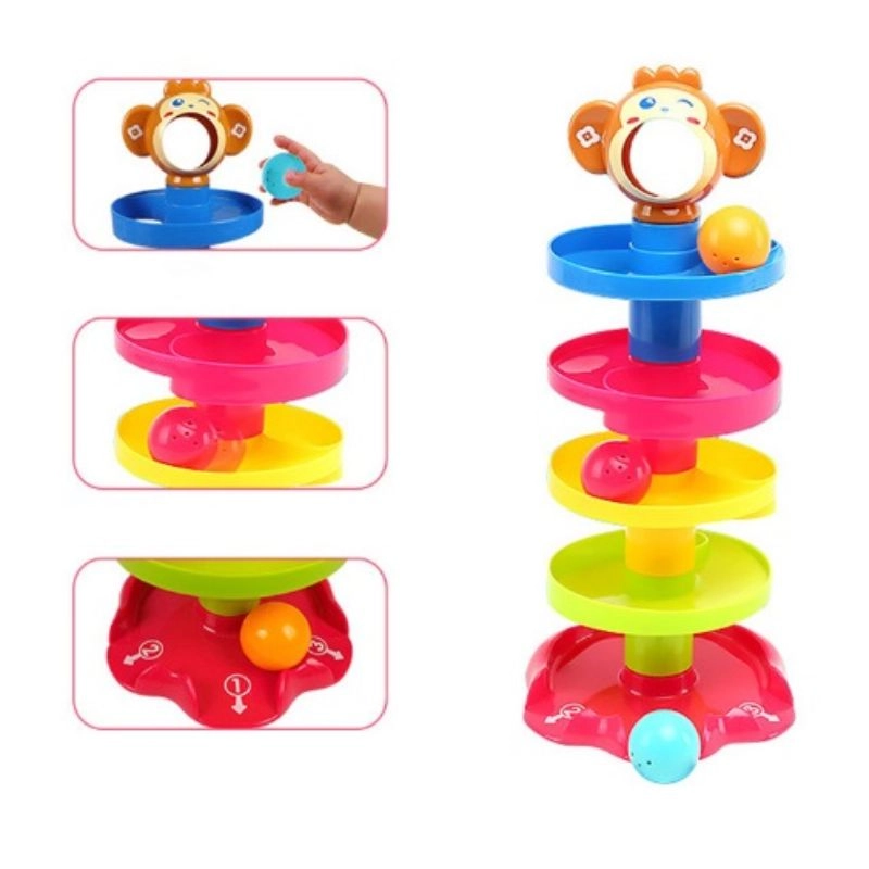 Baby Ball Drop Tower - Multicolor 18 months & above