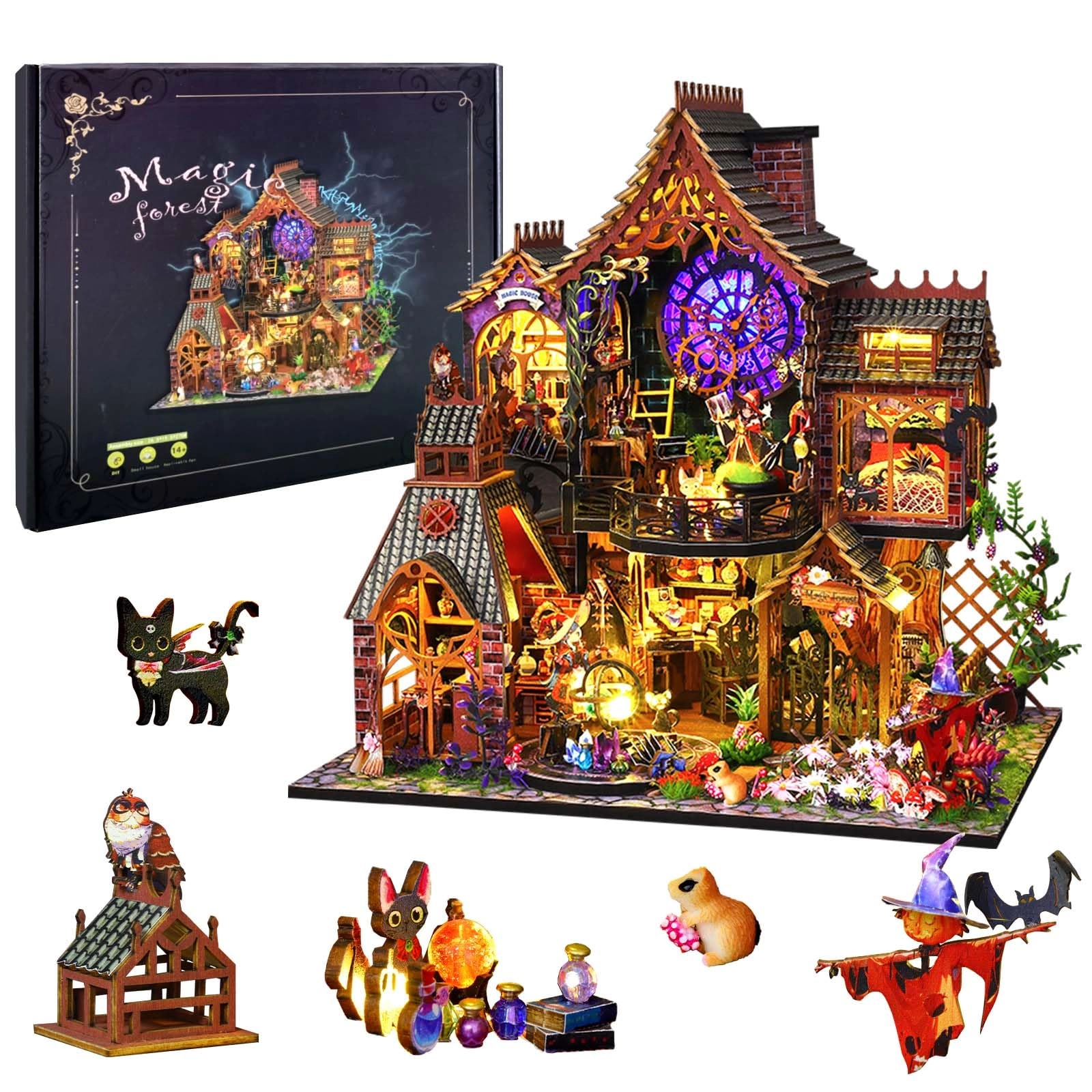 OurMiao Miniature House Kit - Magic Forest