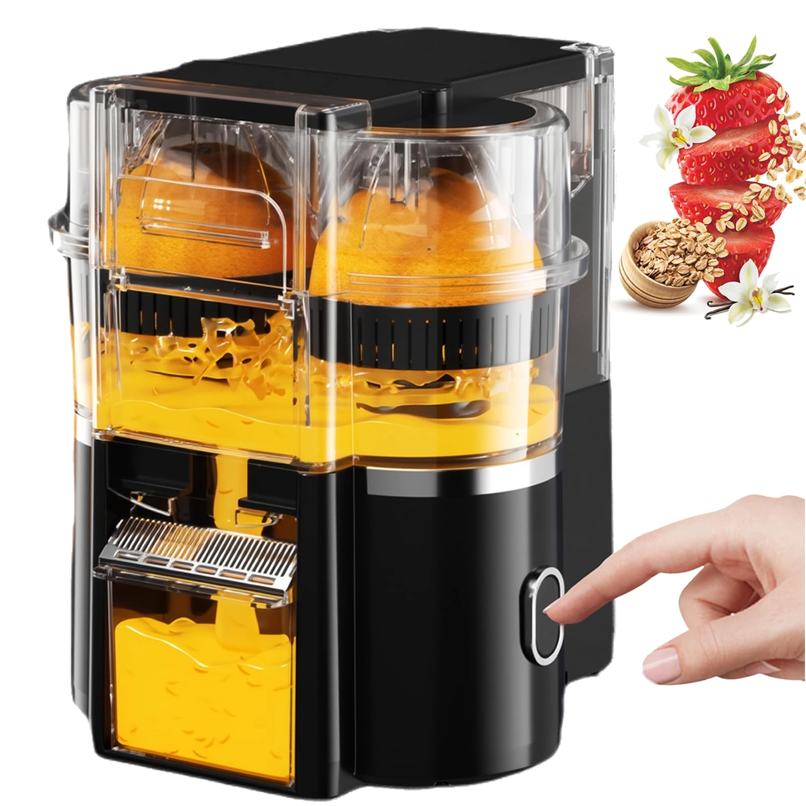 Generic Dual-head Electric Juicer - 45W 600ml