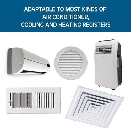 Air Conditioner Deflector - White Universal Adjustable Vent