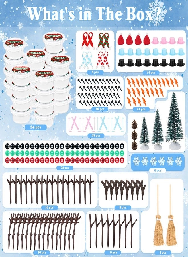 Modeling Clay Snowman Kit - 24 Pack