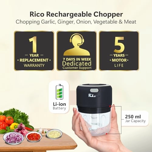 SR01 - 250 Milliliters USB Rechargeable