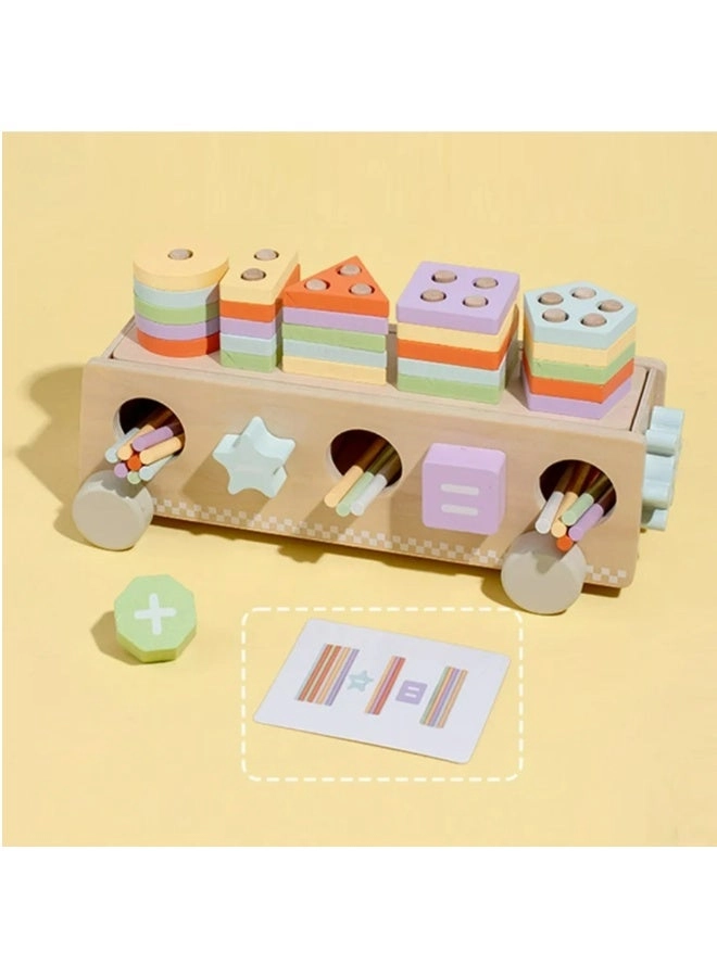 Montessori Shape Sorter Box - 3 +