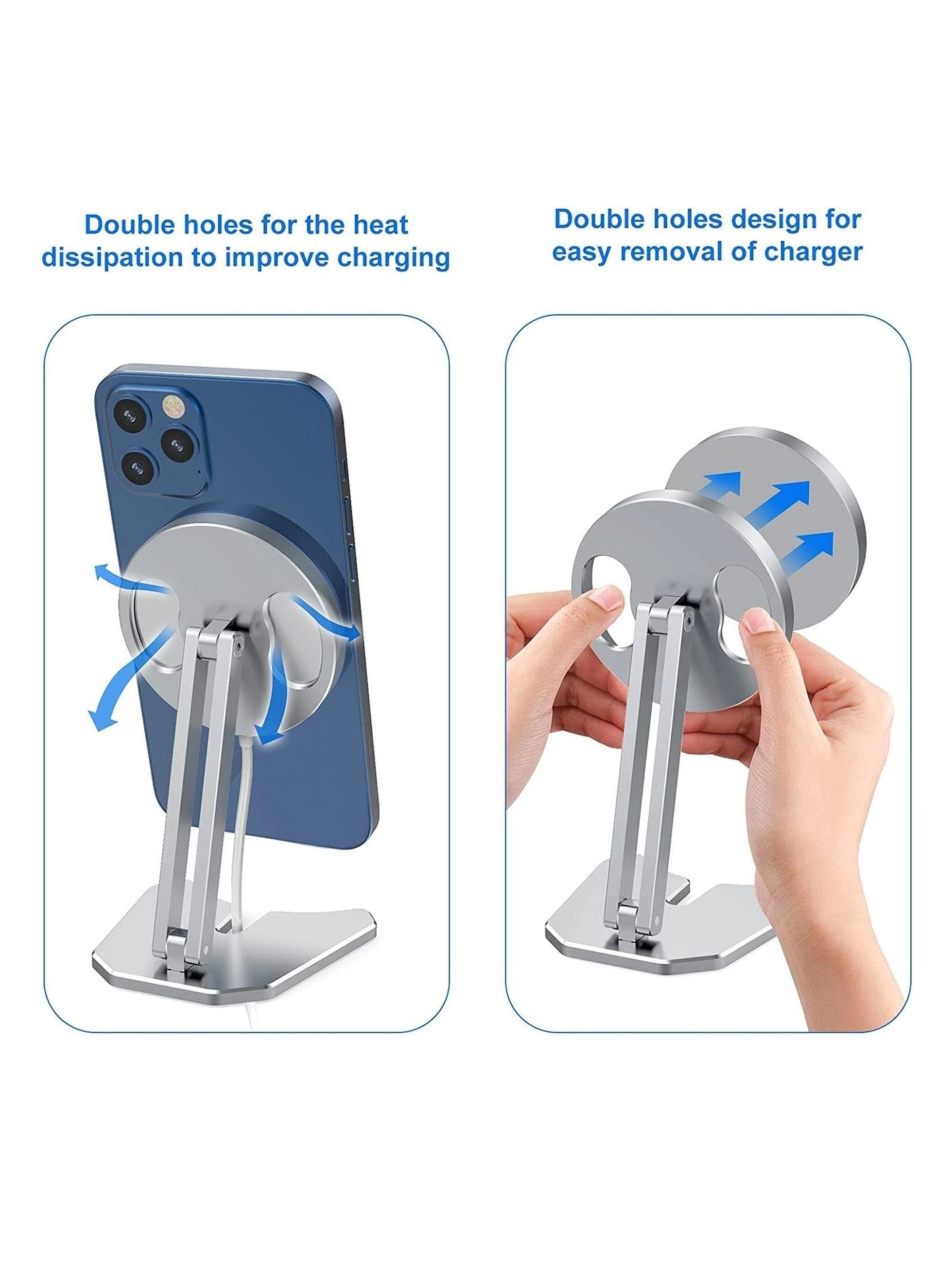 Stand for Mag Safe Charger Stand for iPhone 12 - Aluminum Alloy