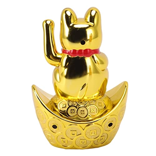 Waving Lucky Cat - Plastic
