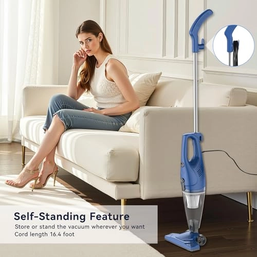 Corded Vacuum Cleaner - 12-in-1 Stick handheld