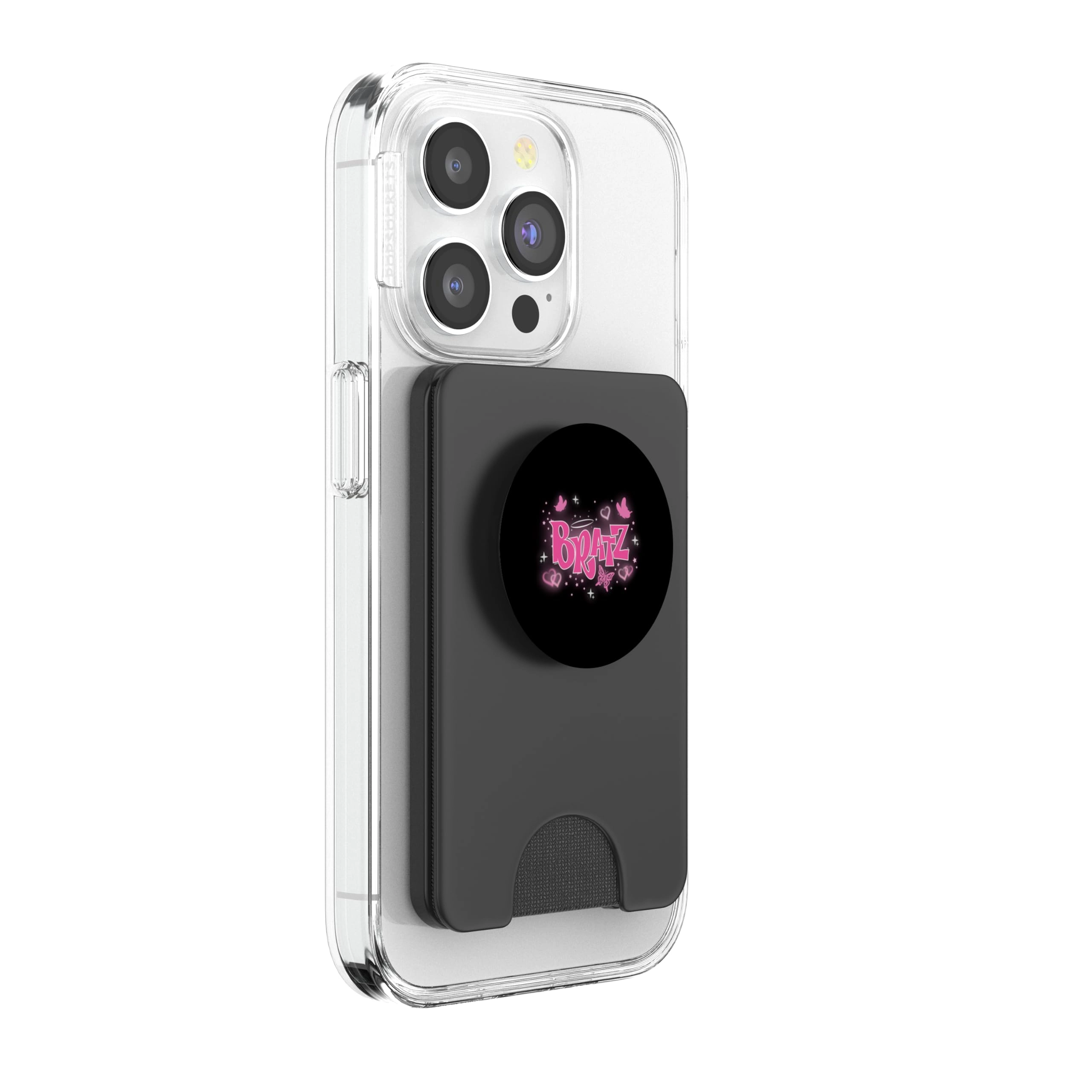 PopWallet - Pink Butterfly Logo MagSafe