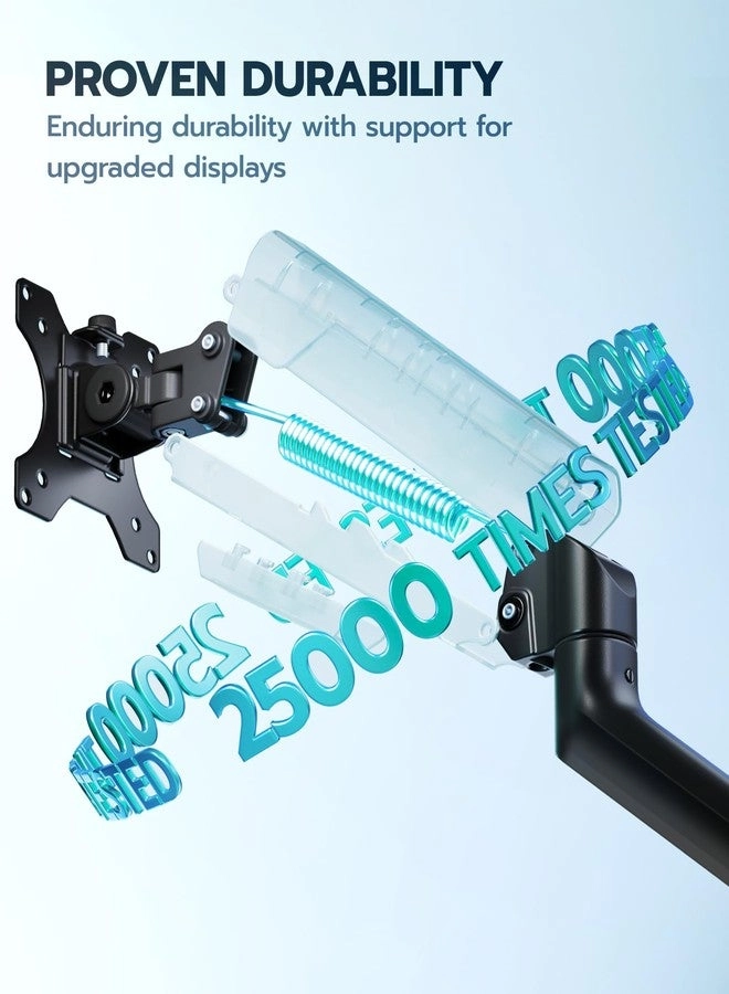 Heavy Duty Single Monitor Arm - Single 17"-40" 75/100