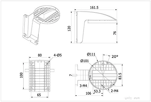 WM110 - Wall Mount Bracket 4 Pack