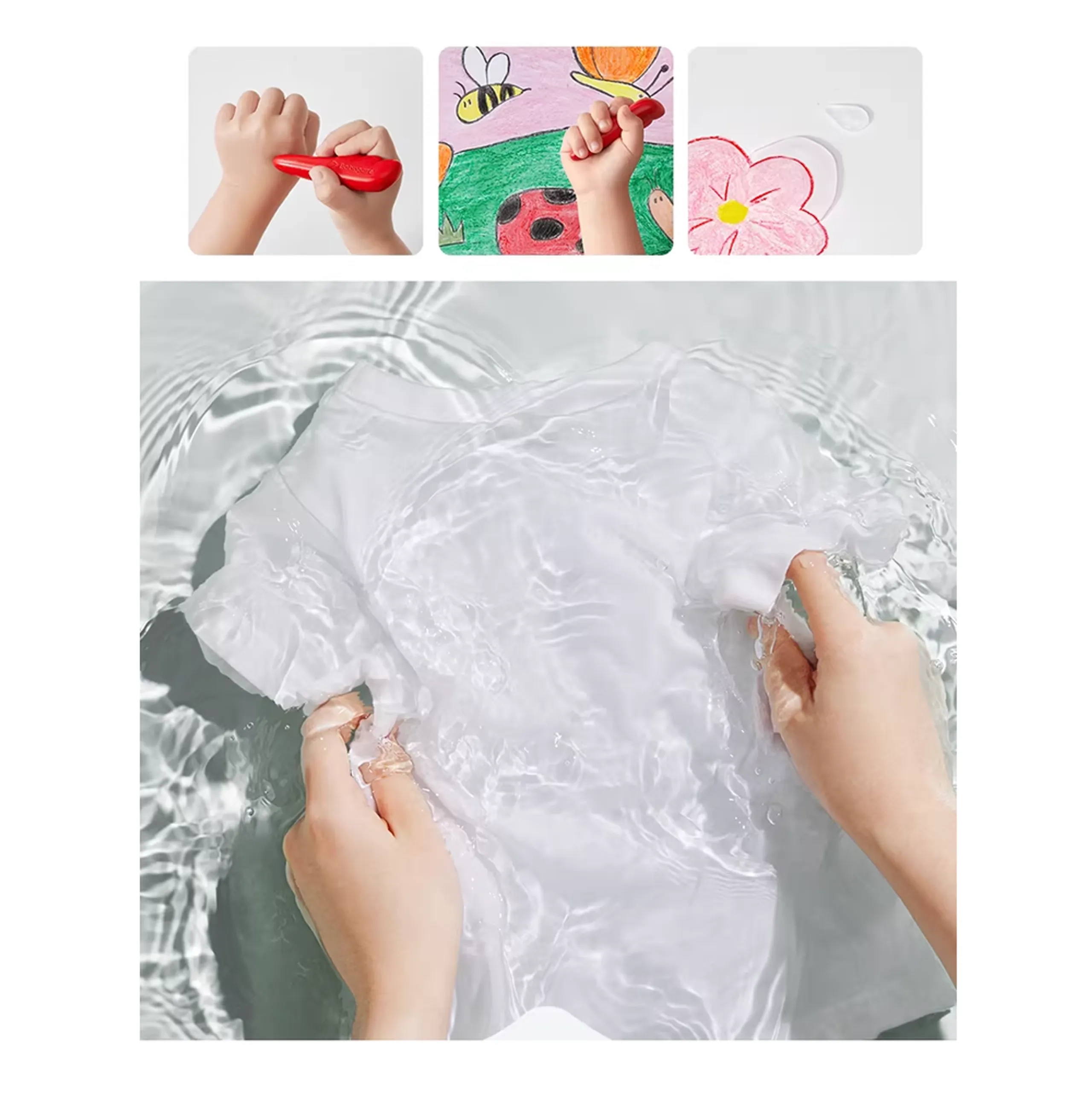 No-Dirty Feather Crayons - Beeswax Mess-Free