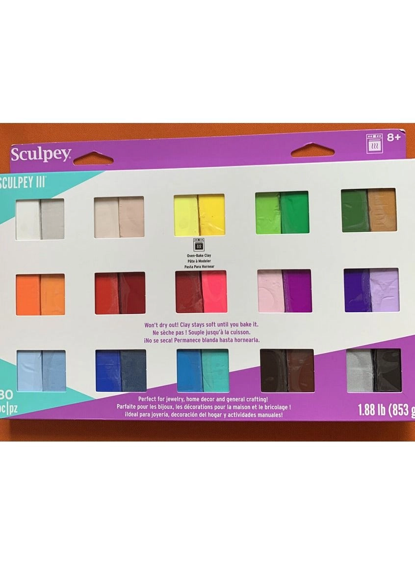 Sculpey III Oven-Bake Clay - 853 grams
