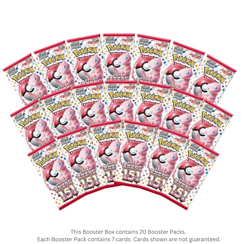 Pokemon 151 Booster Box - Scarlet & Violet Korean 20pcs
