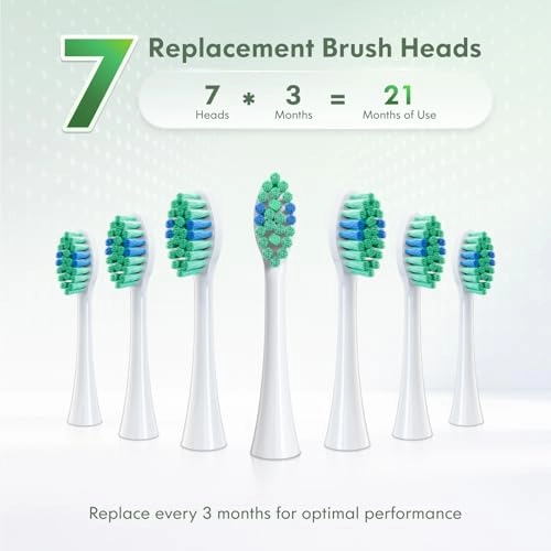 E2 - Rechargeable 7 Brush Heads 6 Cleaning Modes