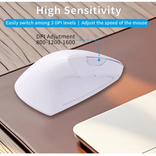 Left Handed Vertical Ergonomic Mouse - USB