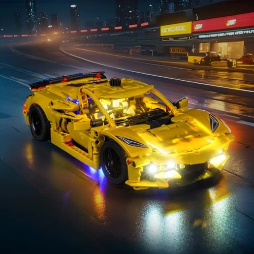 LED Light Set for LEGO Chevrolet Corvette Stingray 42205 - Copper Line