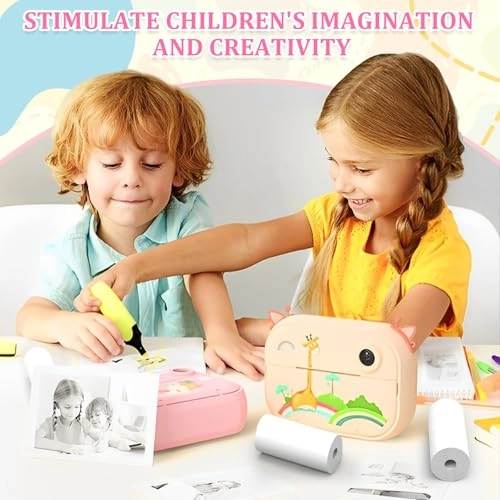 Kids Instant Camera Refill Print Paper - 20 Rolls 2.25x1.18 Inch