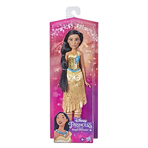 Pocahontas Fashion Doll - Long Black Hair Royal Shimmer Ages 3+