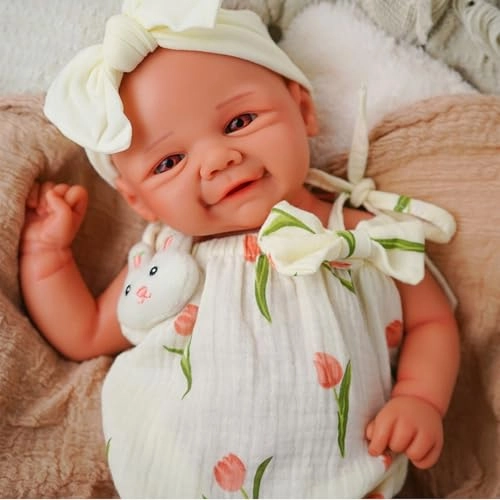 Reborn Baby Doll - 43cm Silicone Sleeping