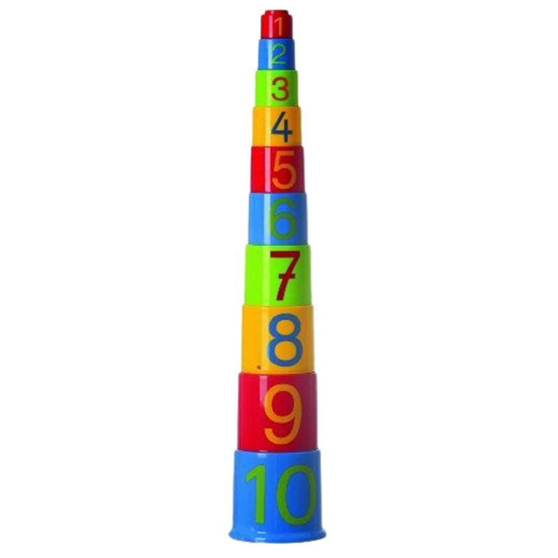 GOWI Pyramid Round Numbers 10 - Suitable for 1.5 years and above