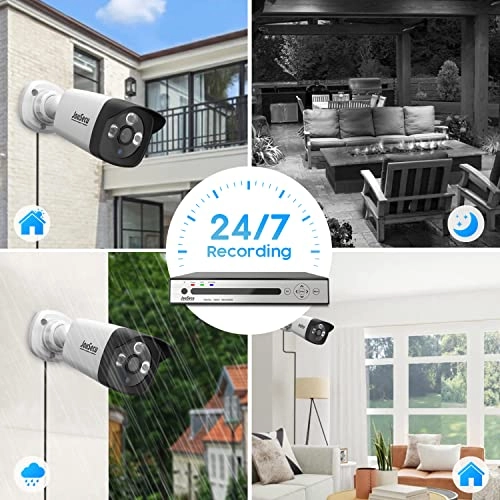 NVR-W5641 + 5MP Wireless Bullet Camera - 8 channels