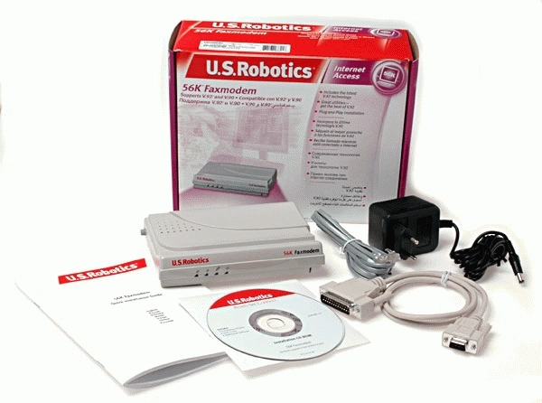 USR5686E - External Modem Fax 56K