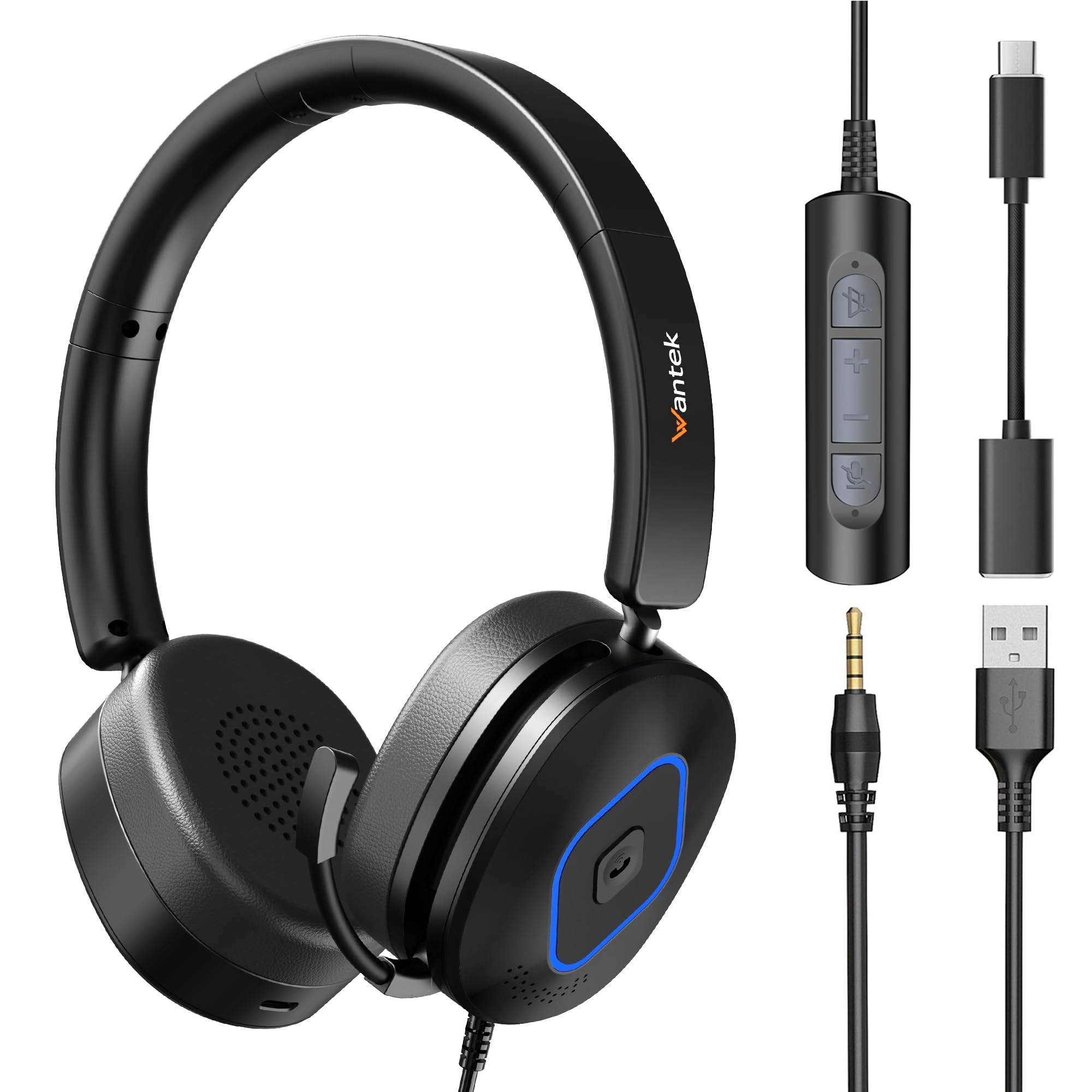 Wantek 186FUSB Wired Headset