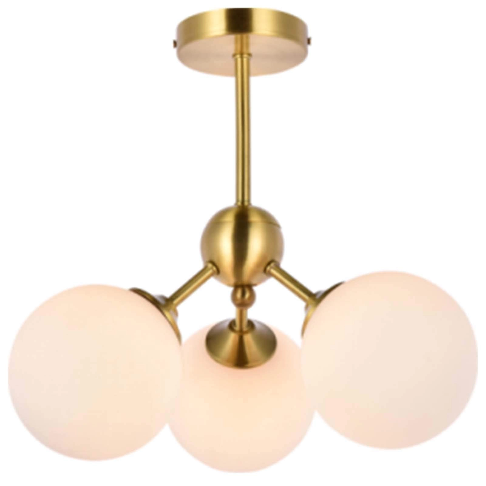 G9 Magic Bean Ceiling Light - Copper-colored and cognac-colored glass 5