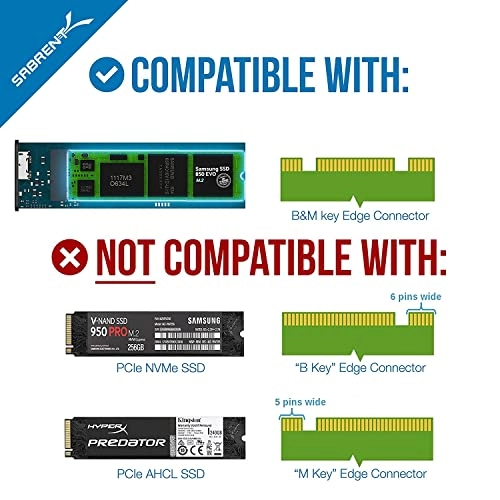 M.2 SSD to USB Enclosure - USB 3.0 M.2 SATA