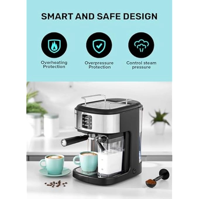 Espresso & Cappuccino Coffee Machine GCM1215