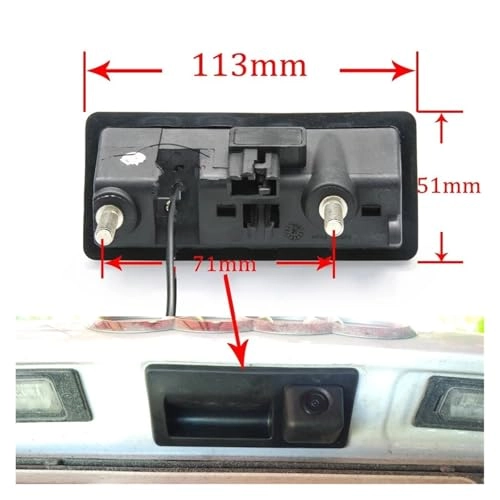Reversing Camera - RCA interface PAL 512(H)X582(V); NTSC 512(H)X492(V)