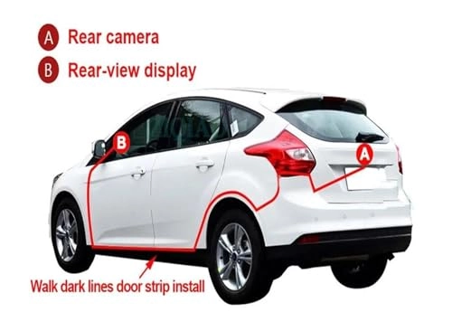 Reverse car rear view camera - Night vision Wired 720 x 540 pixels