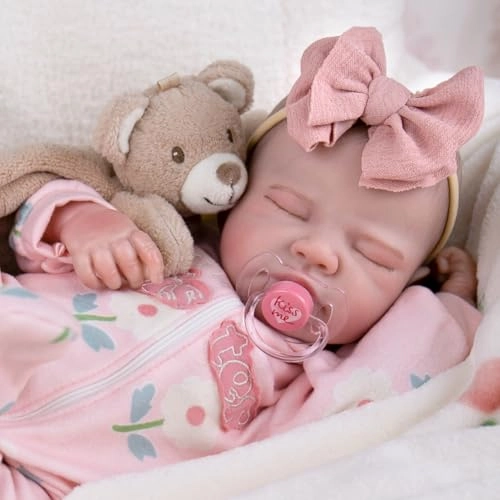 Reborn Baby Doll - 20" Vinyl Soft Cloth Body Ages 3+
