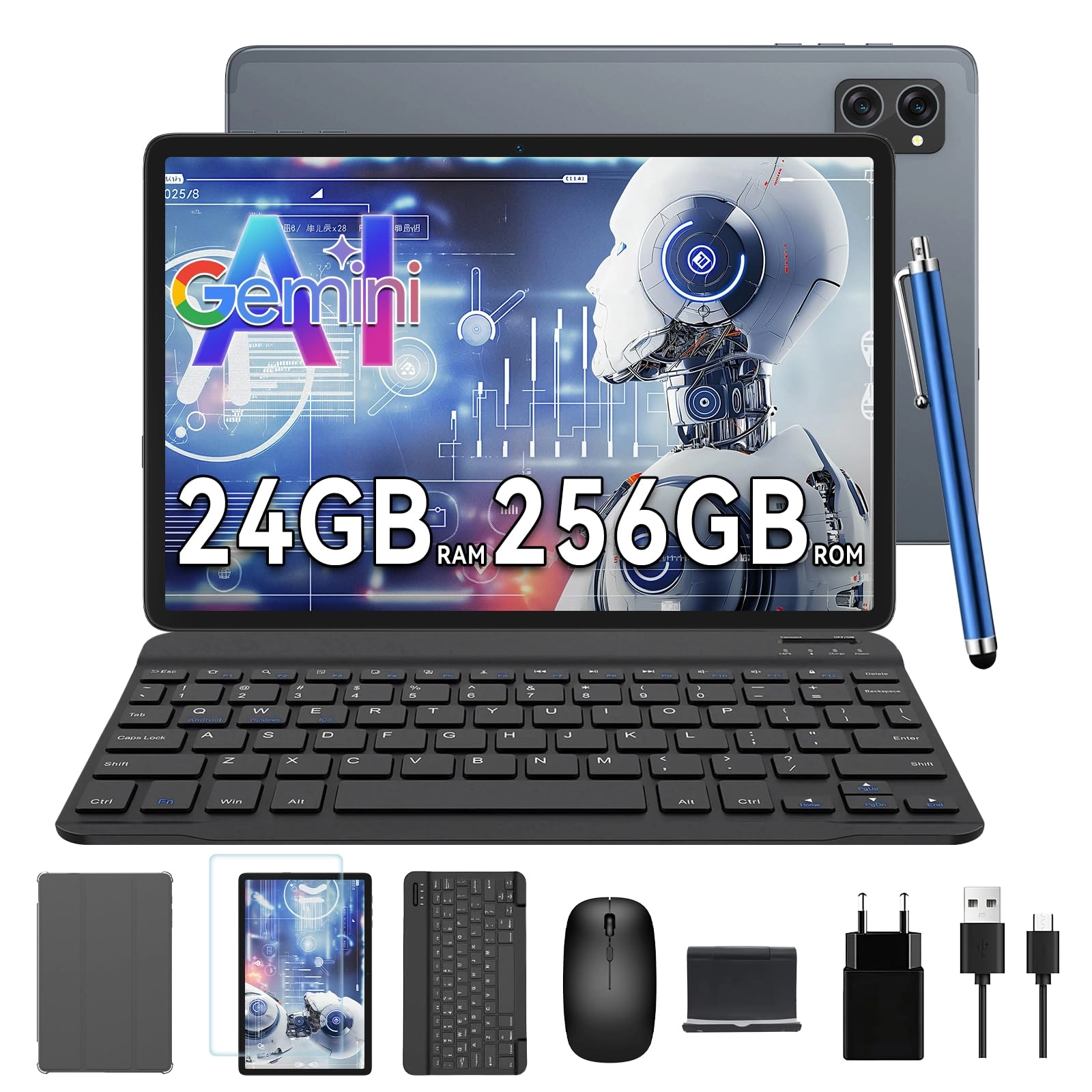 Tabwee Android 16 Tablet 10.1" Wi-Fi 8GB RAM 256GB