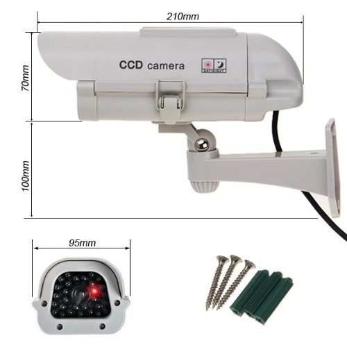 Solar Gun-type CCTV Camera - Indoor and Outdoor