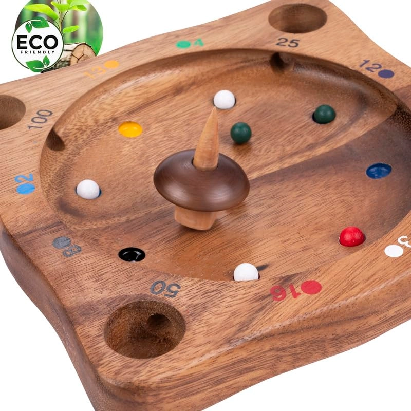 350490 - Wooden Zipline Wheel Game of Chance