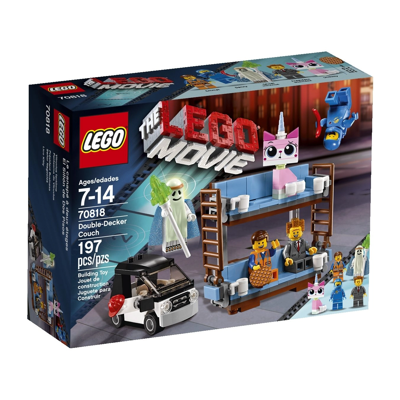 LEGO Double-Decker Couch (70818) - Multicolor Includes 4 Minifigures