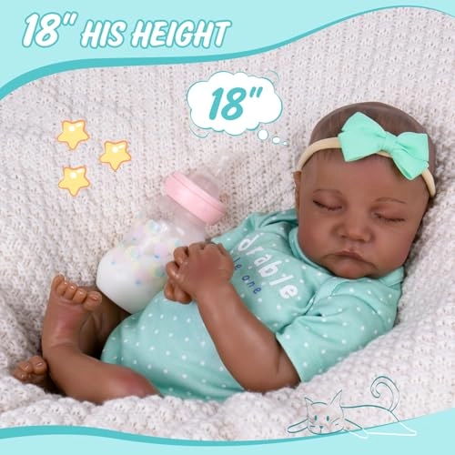 Reborn Baby Doll - 18 inches Vinyl Ages 3+