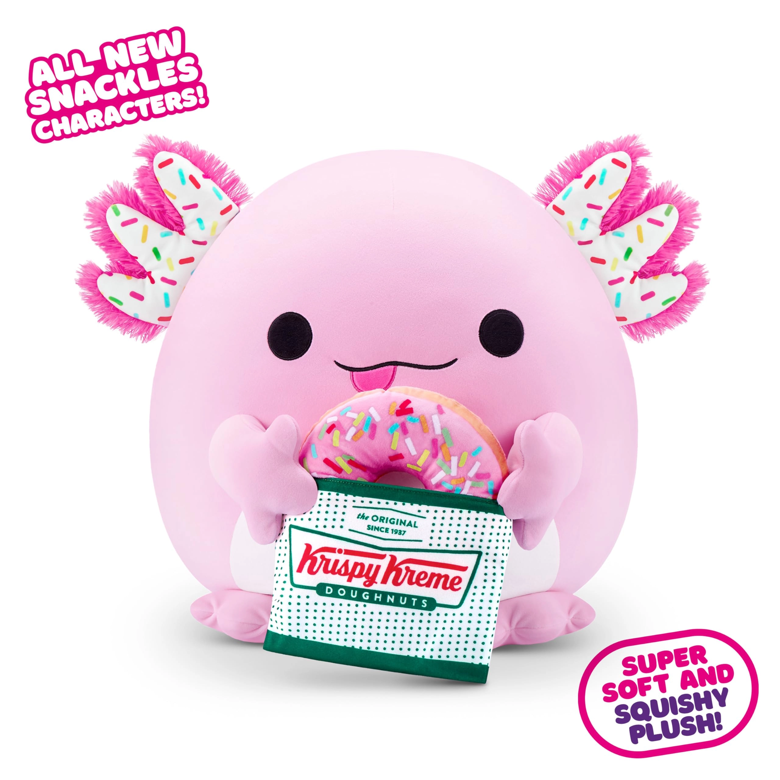 Axolotl Snackles Series 2 34 cm Plush