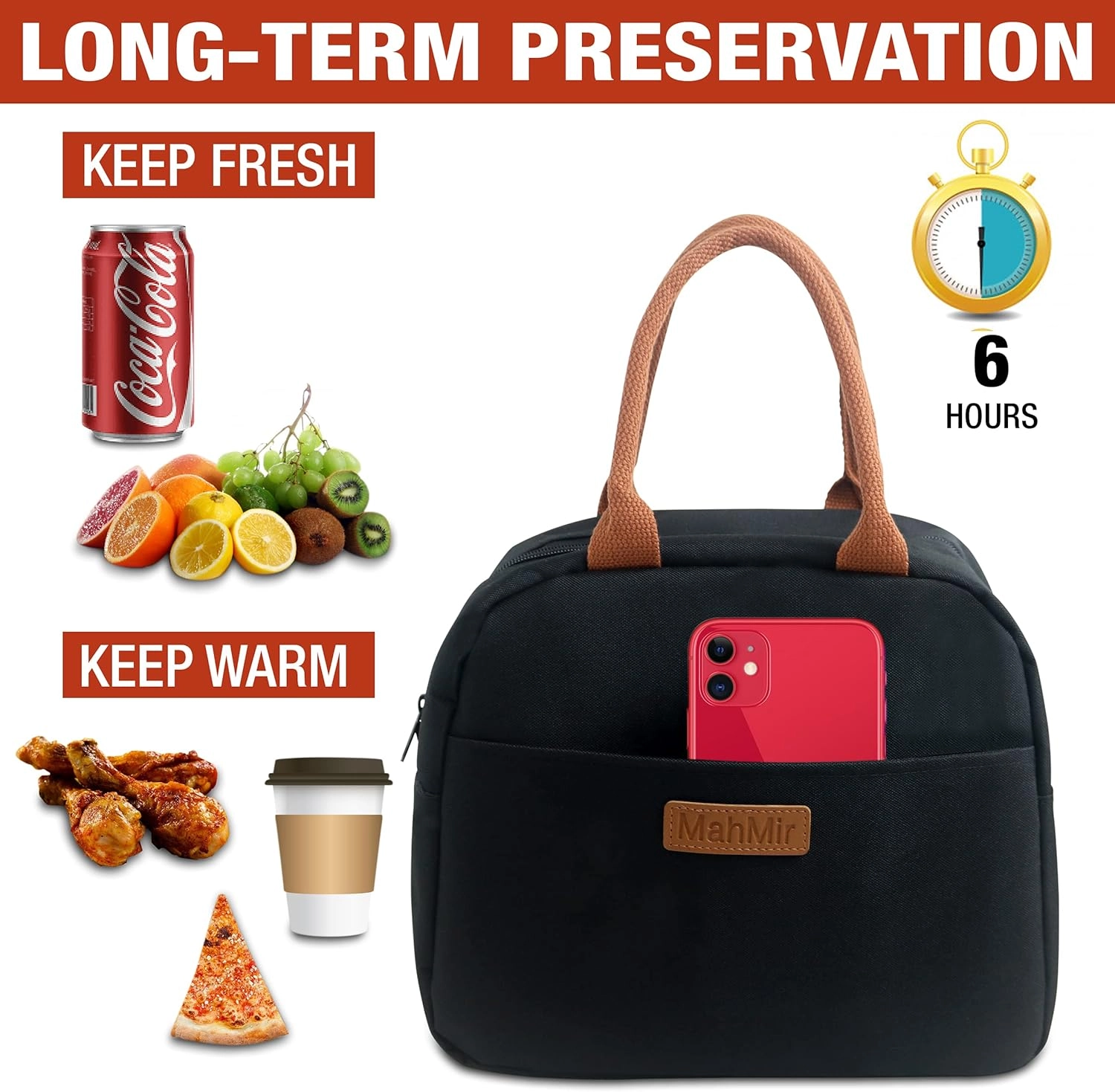 Insulated Lunch Bag - Leakproof Thermal