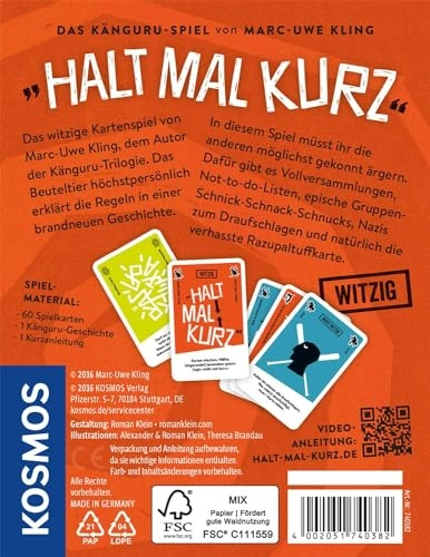 Koo “Halt mal kurz” - Card Game (German)