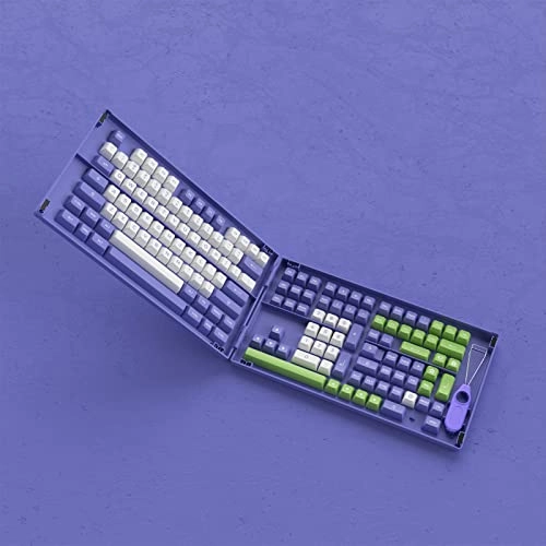 197-Key ASA Profile PBT Keycap Set - Periwinkle Very Peri Double-Shot