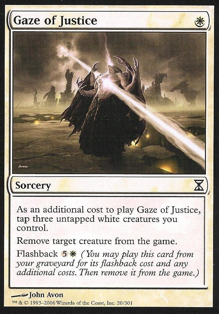 Wizards of the Coast Gaze of Justice - Time Spiral White