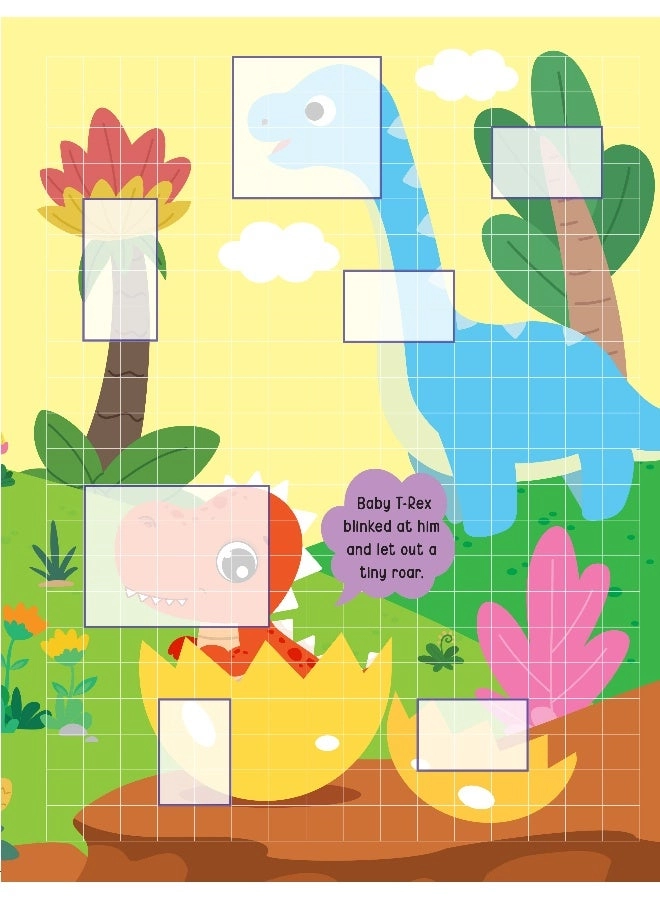 Pixel Sticker Activity - Tiko and the Lost T-Rex